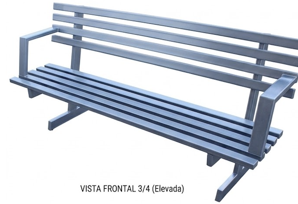 [COD 009] Banca Antivanda Brazo 150 cm